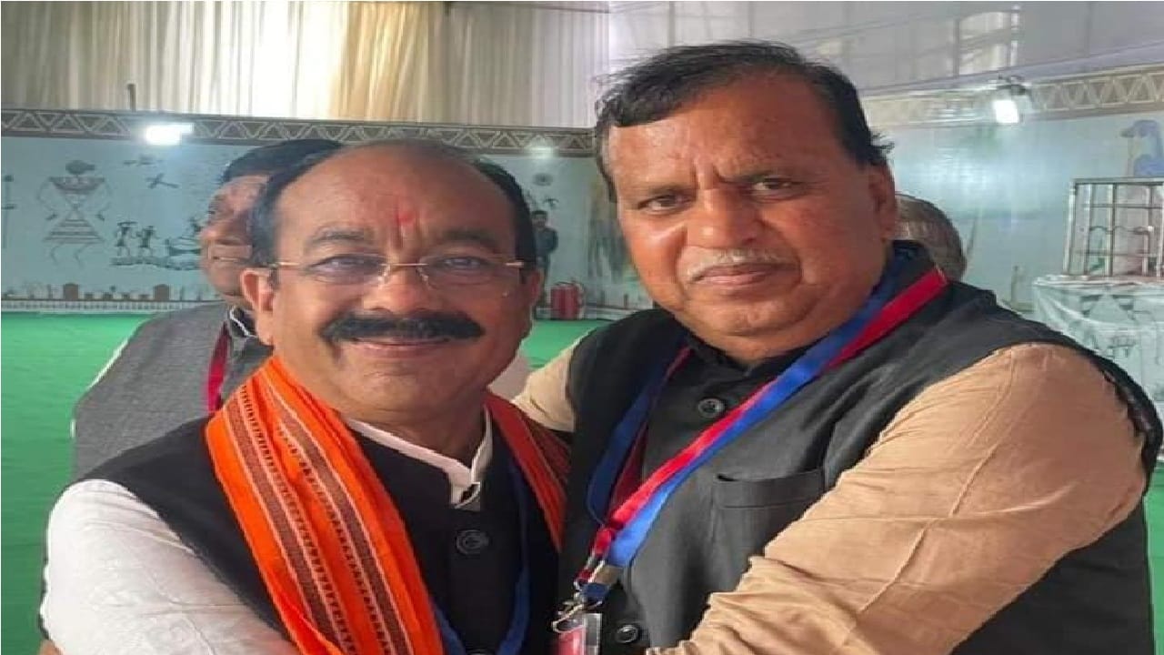 मंत्री अरुण साव के साथ भाजपा प्रदेश उपाध्यक्ष