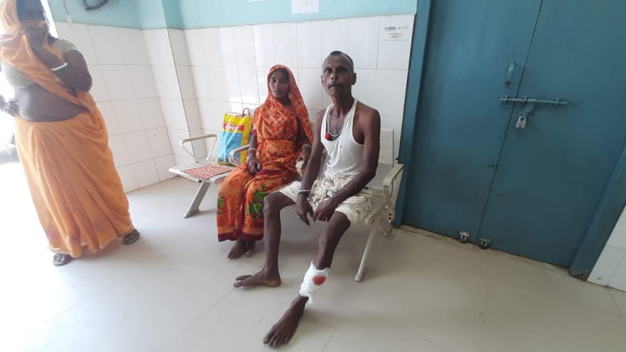 Nalanda Crime: Elderly man shot in dispute between children, attacked while going to field, seriously injured