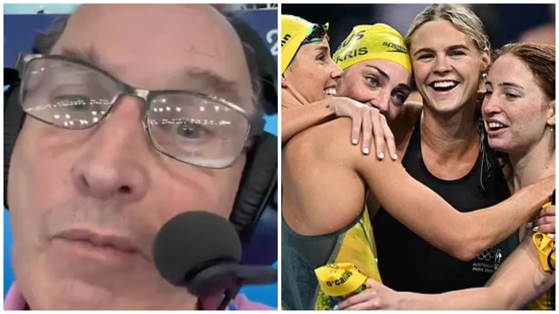 Paris Olympics: commentator Bob Ballard insulted Australia women's swimming team, sacked; apologized later