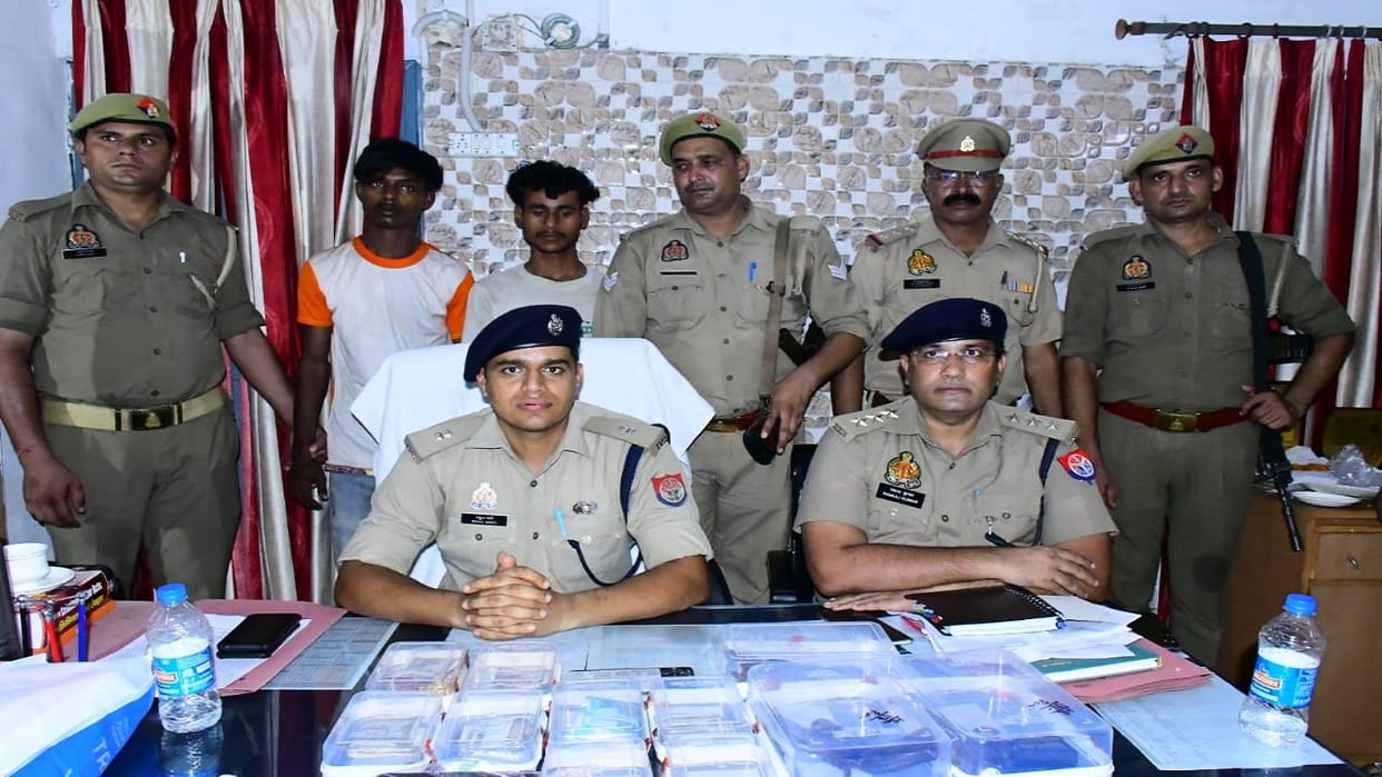 Police arrested four miscreants for robbery case in Pilibhit