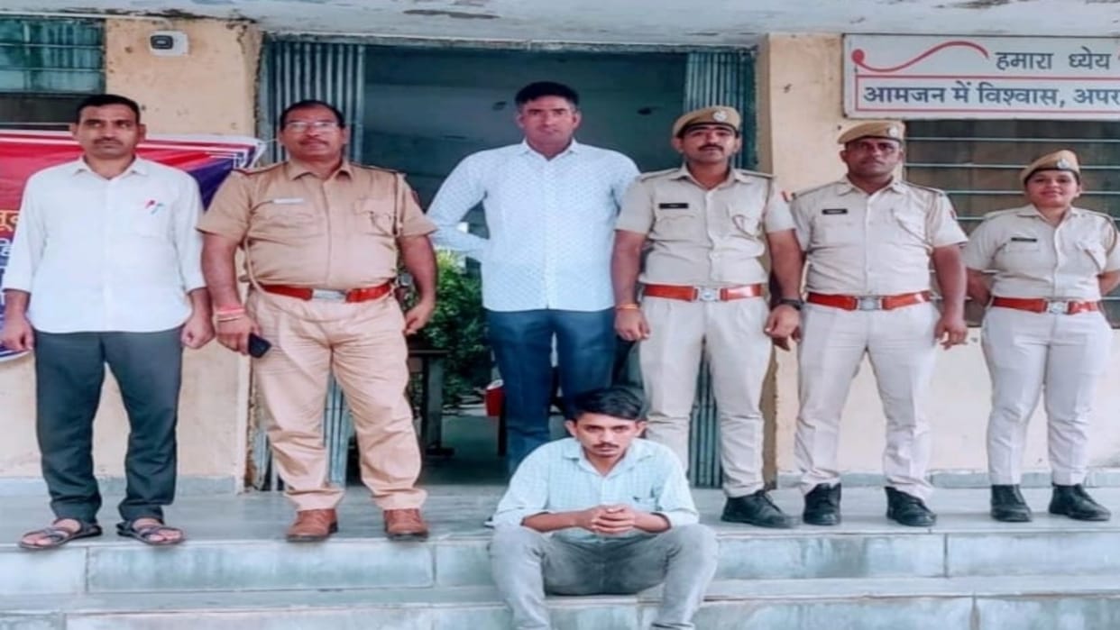 Sirohi News: Main accused of Doda poppy smuggling arrested, criminal had escaped after firing at the police