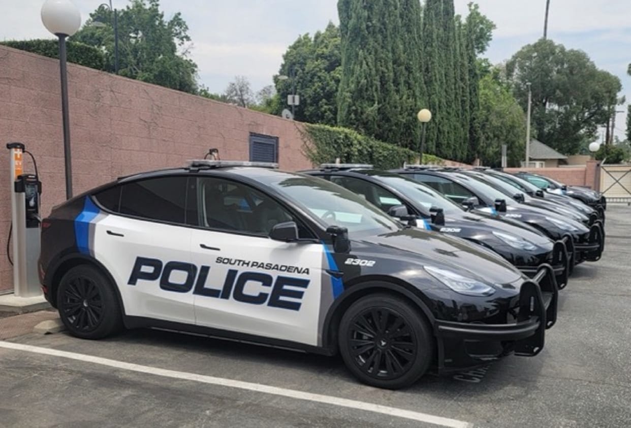 This California city replace its police patrol cars with electric vehicles Tesla EV