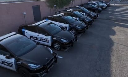This California city replace its police patrol cars with electric vehicles Tesla EV