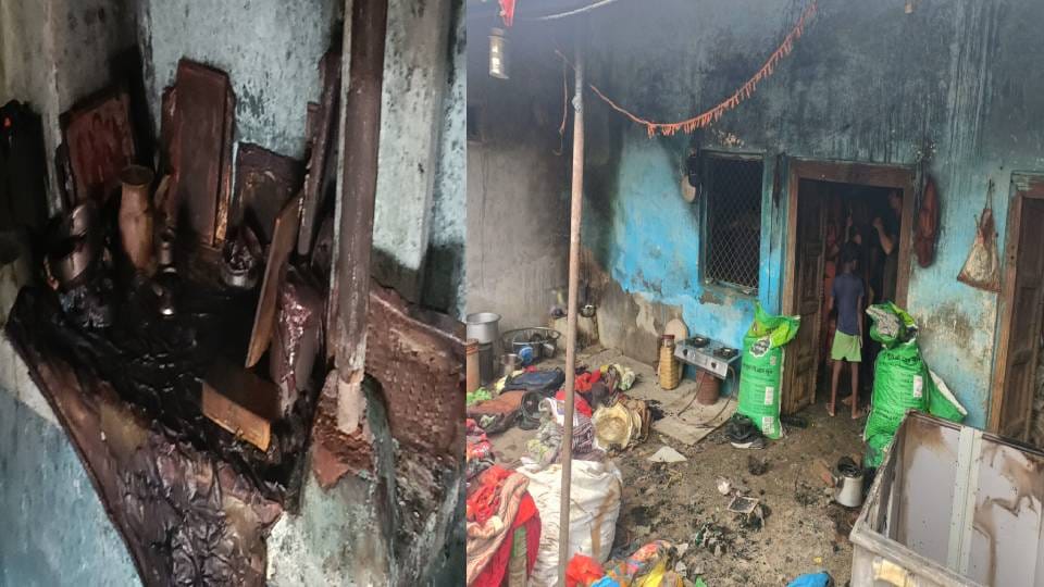 Goods, jewellery and cash burnt in house fire in Etah