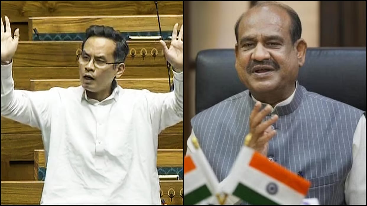 Speaker Birla pulls up Gogoi for stopping Congress MPs from asking questions news in hindi