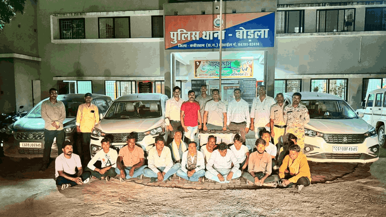 जुआरी गिरफ्तार