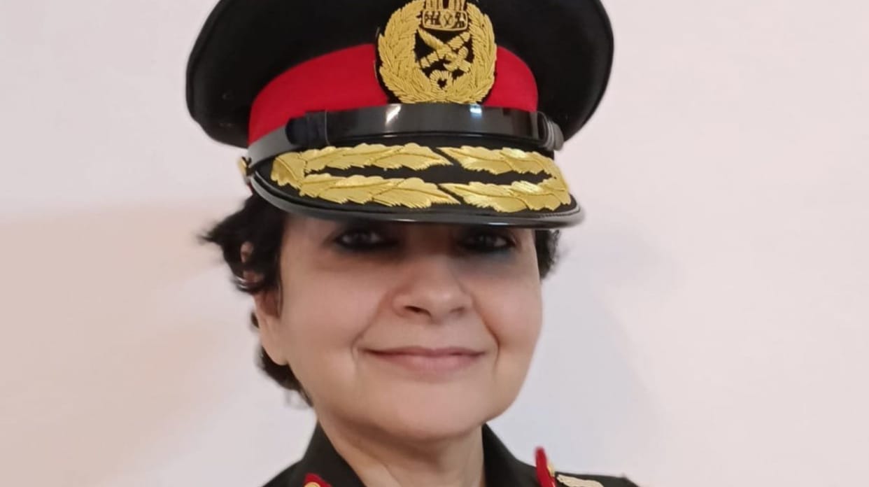 Lt Gen Sadhna Saxena Nair will assume the appointment of Director General Medical Services Army tomorrow