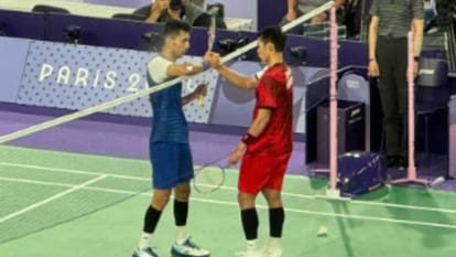 Lakshya Sen backhand shot against Jonathan Christie in paris olympics 2024 video goes viral