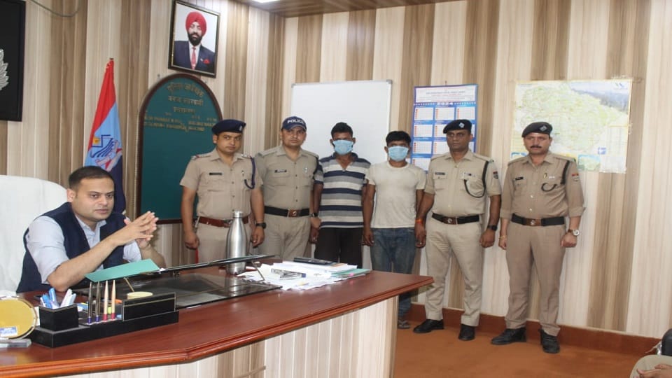Police revealed the blind murder case in Mori Uttarkashi