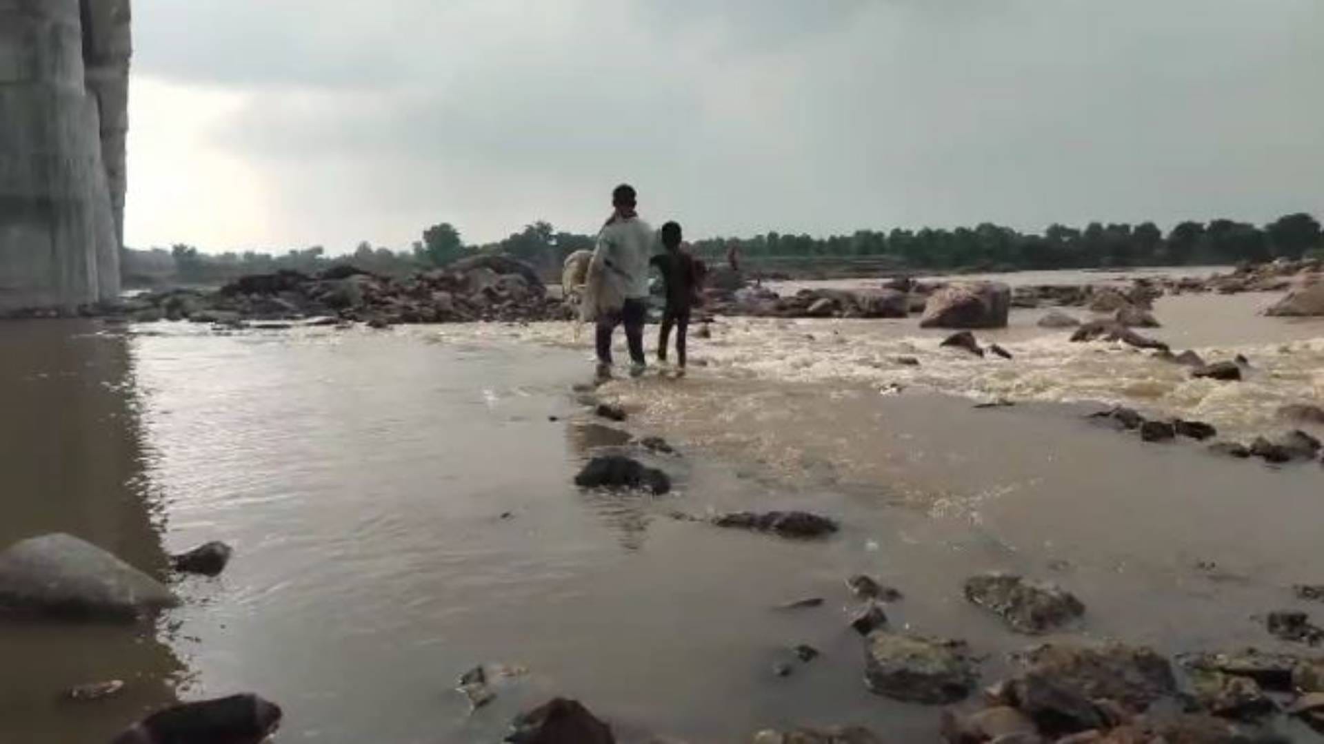 Chhatarpur Innocent people risking their lives for fish if they make mistake they will end up jaws of death