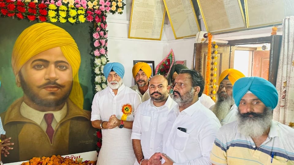 MLA Sukhpal Khaira paid tribute to martyrdom of Shaheed Udham Singh