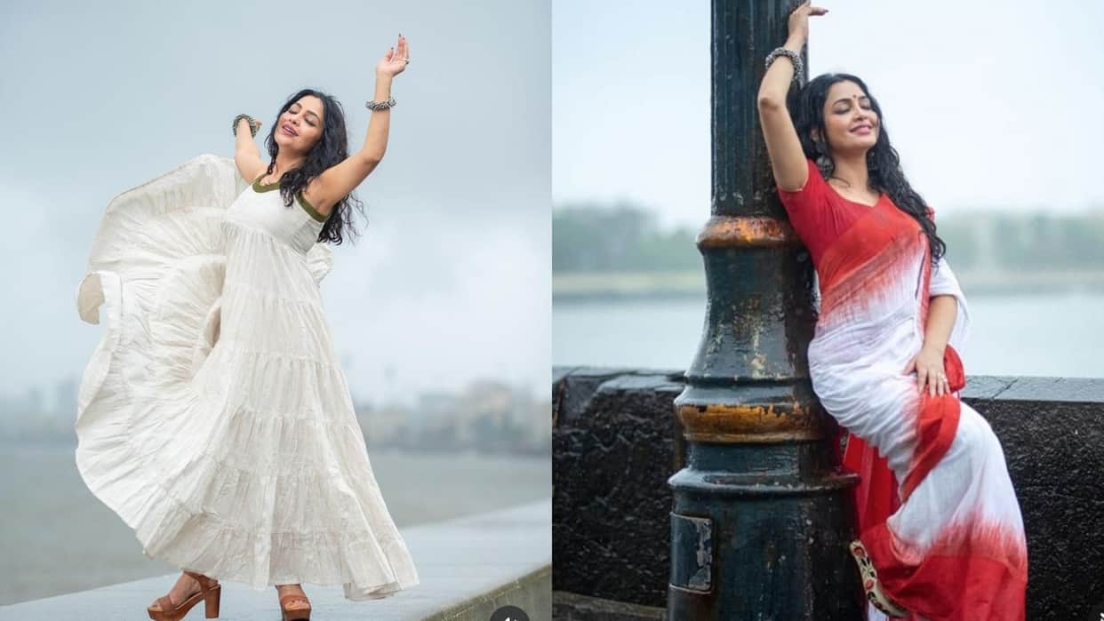 Bhabhi ji ghar par hai actress Shubhangi Atre monsoon photoshoot goes viral on social media
