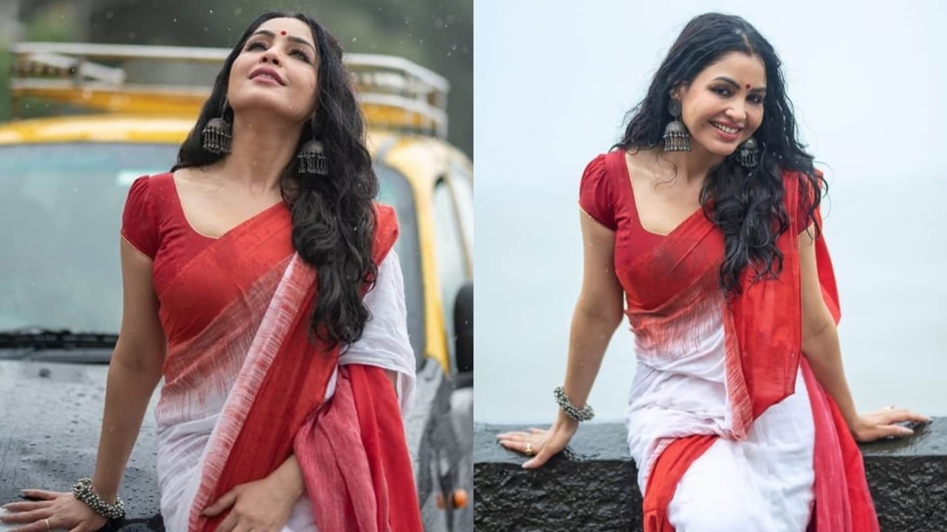 Bhabhi ji ghar par hai actress Shubhangi Atre monsoon photoshoot goes viral on social media
