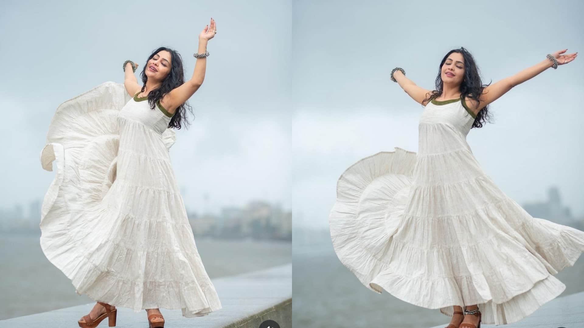 Bhabhi ji ghar par hai actress Shubhangi Atre monsoon photoshoot goes viral on social media