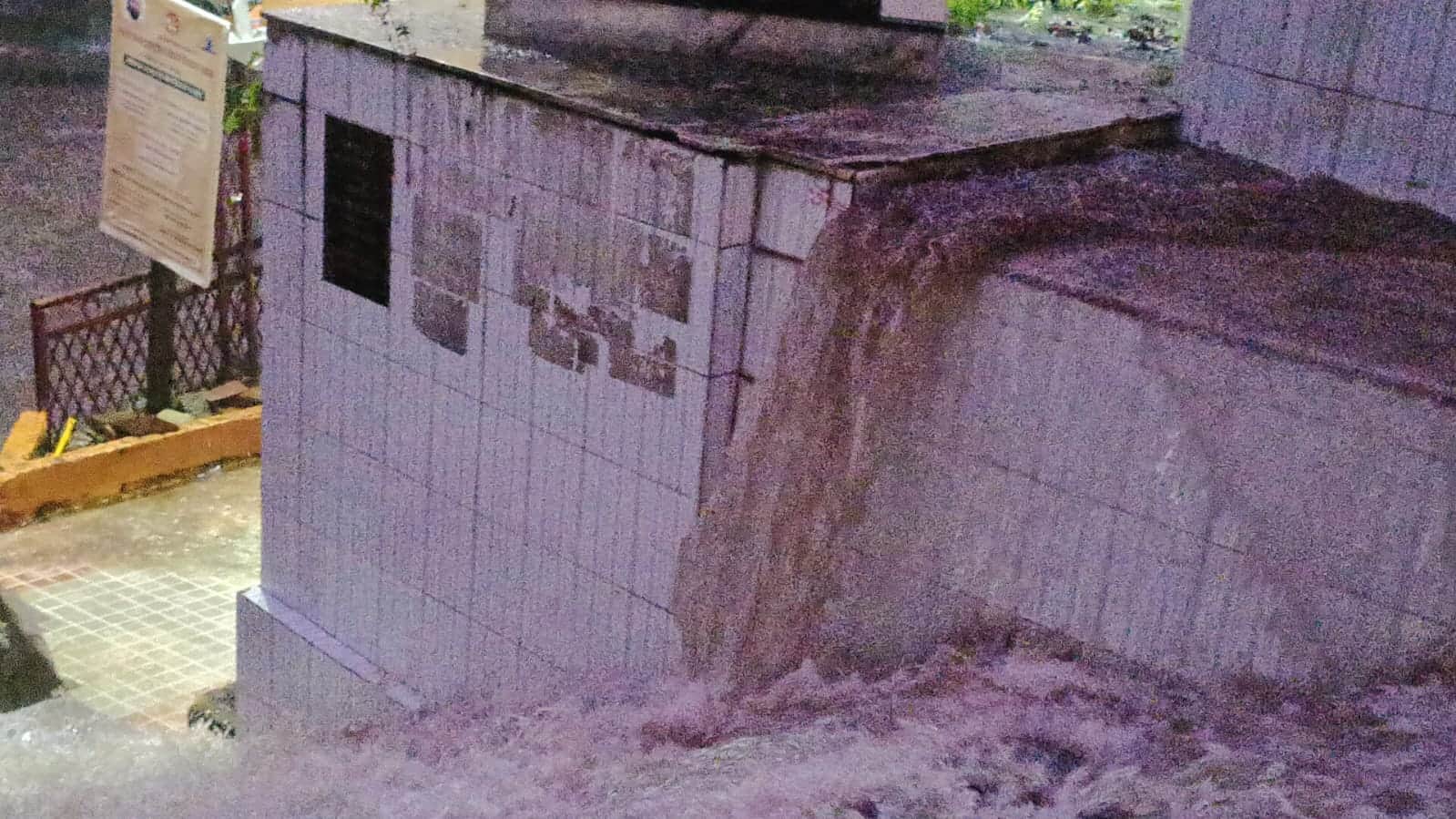 Dehradun Rainfall Tamsa river overflowed , water reach hall of Tapkeshwar temple alert