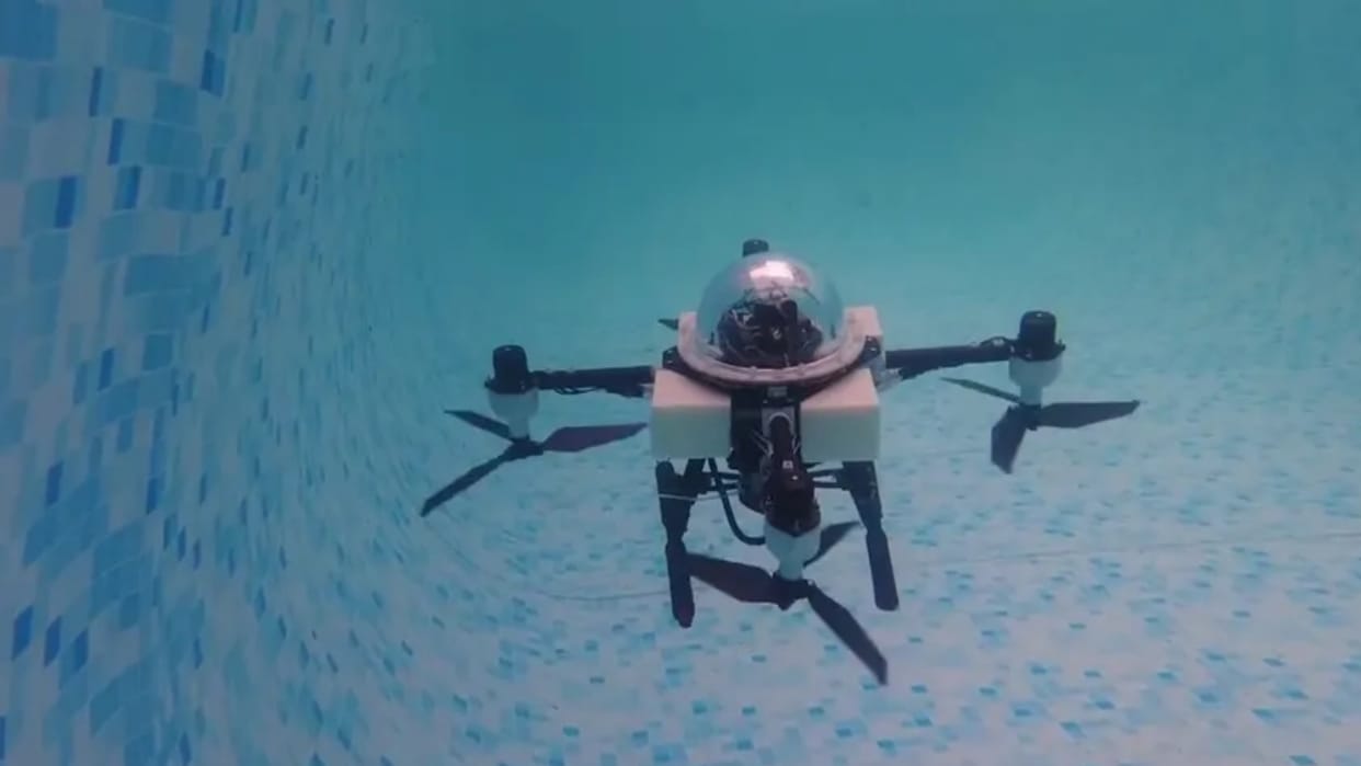 Underwater drone joins the fleet of water police, will find the drowned devotee in the blink of an eye.