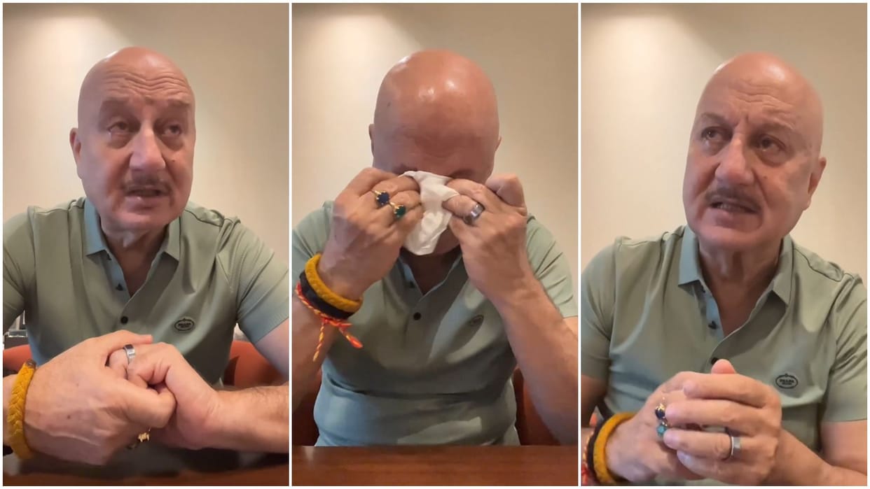 Anupam Kher chartered accountants Pathak Saab passes away actor shares video says I will miss you