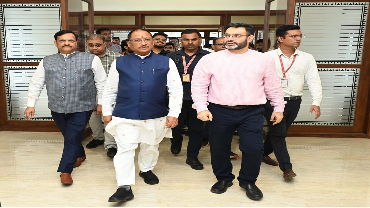 Chhattisgarh news: CM vishnu deo Sai Chief Minister residence visit in Nava Raipur