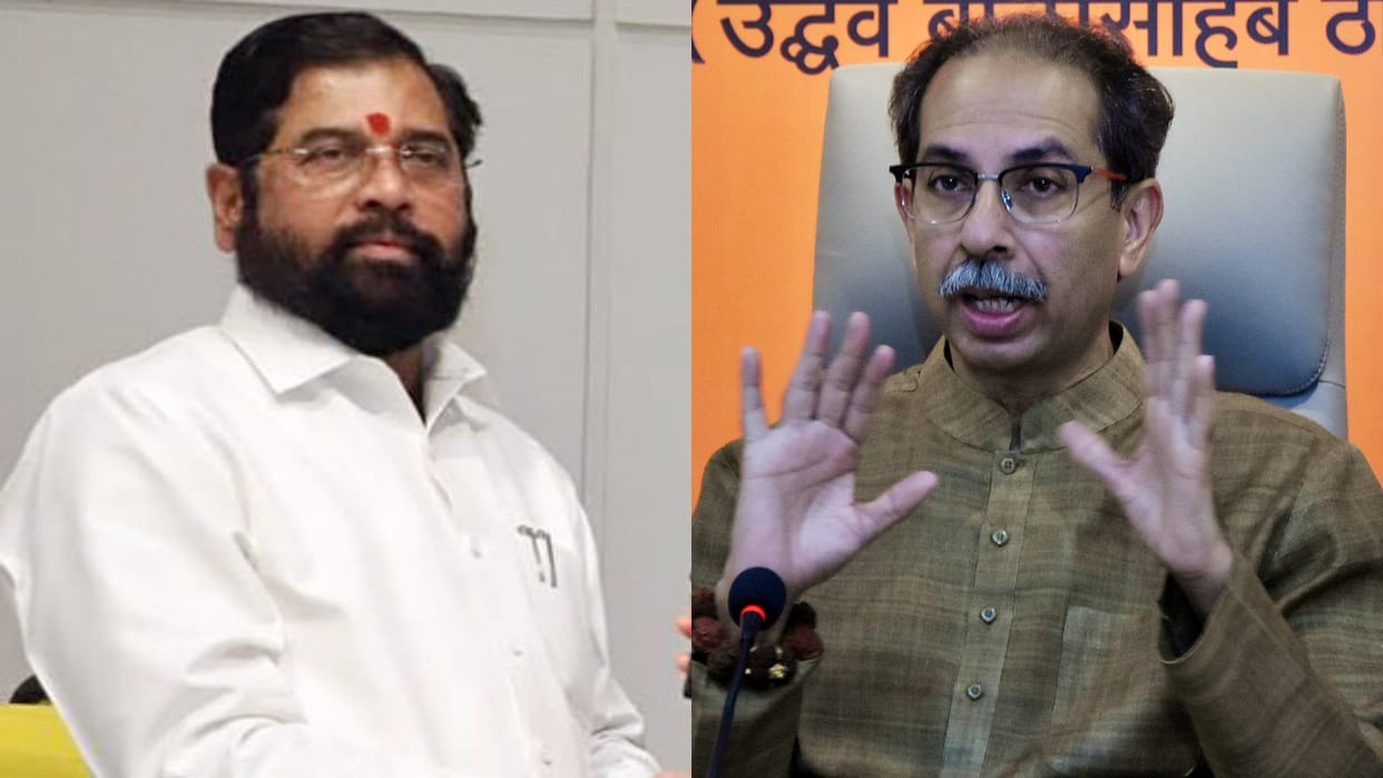 Maharashtra Cm Eknath Shinde dares Uddhav Thackeray to take him on, not his son