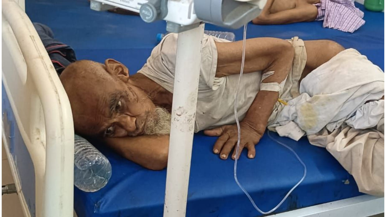 A living person was declared dead...commotion in the district hospital.
