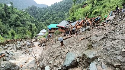 Himachal Weather: हिमाचल के कई भागों में हुई तबाही मचाने वाली बारिश, तीन जिलों के लिए रेड अलर्ट Himachal Weather, cloudburst Many parts witnessed devastating rains,red alert for many parts