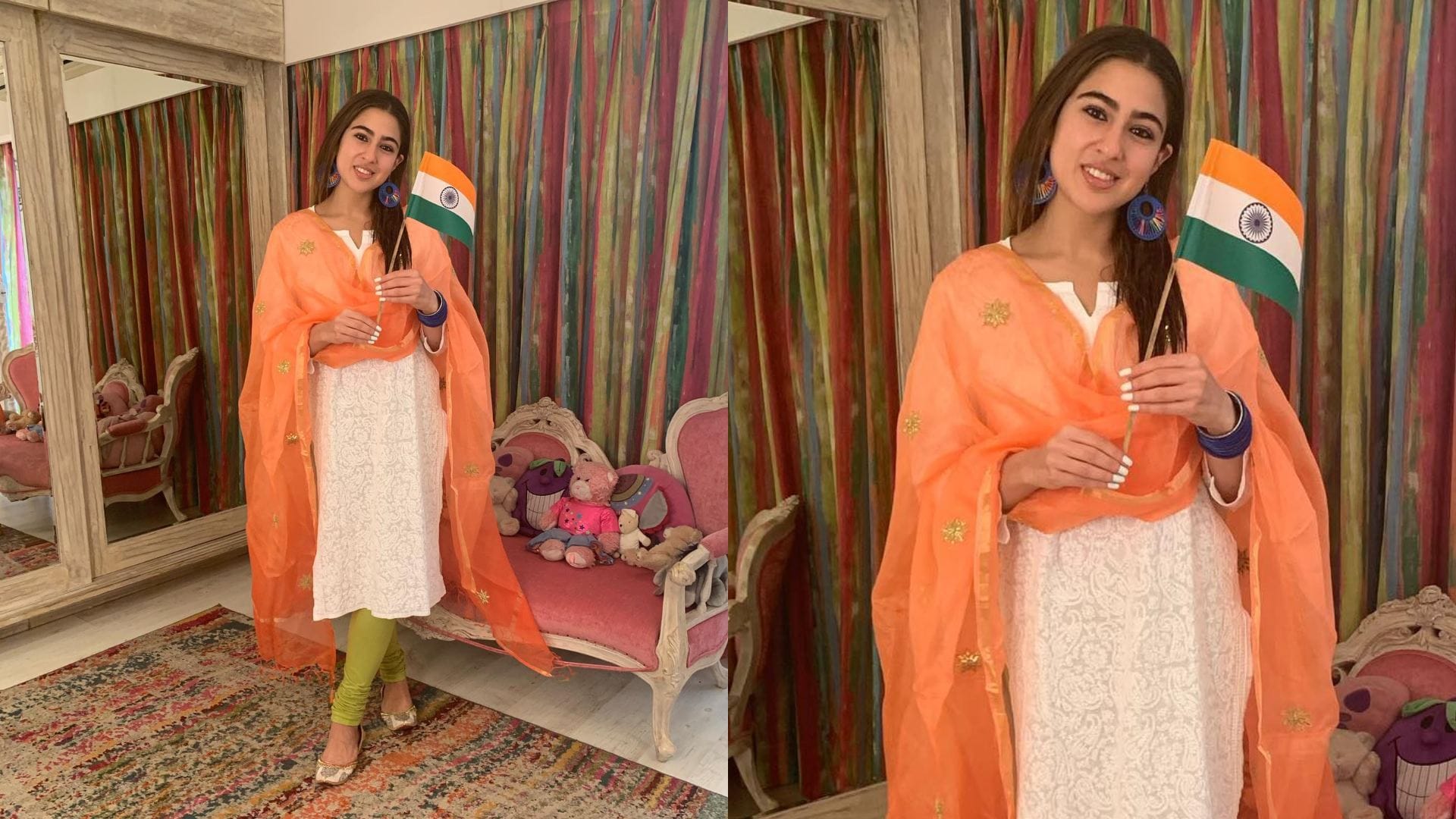 तिरंगा थीम सूट