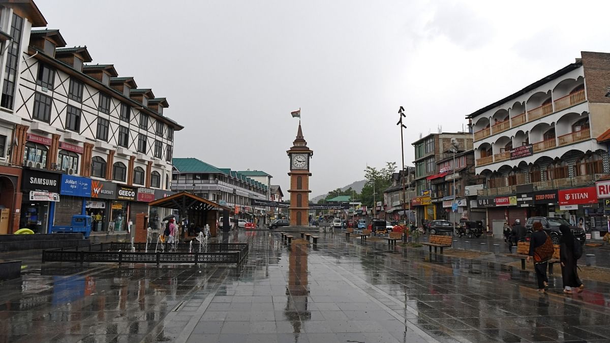 श्रीनगर में बारिश