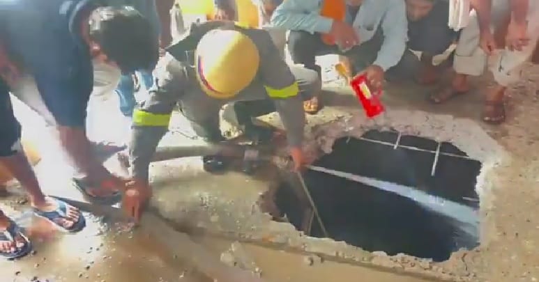 Huge fire broke out in the warehouse due to short circuit, grocery store burnt to ashes, loss of Rs 25 lakh