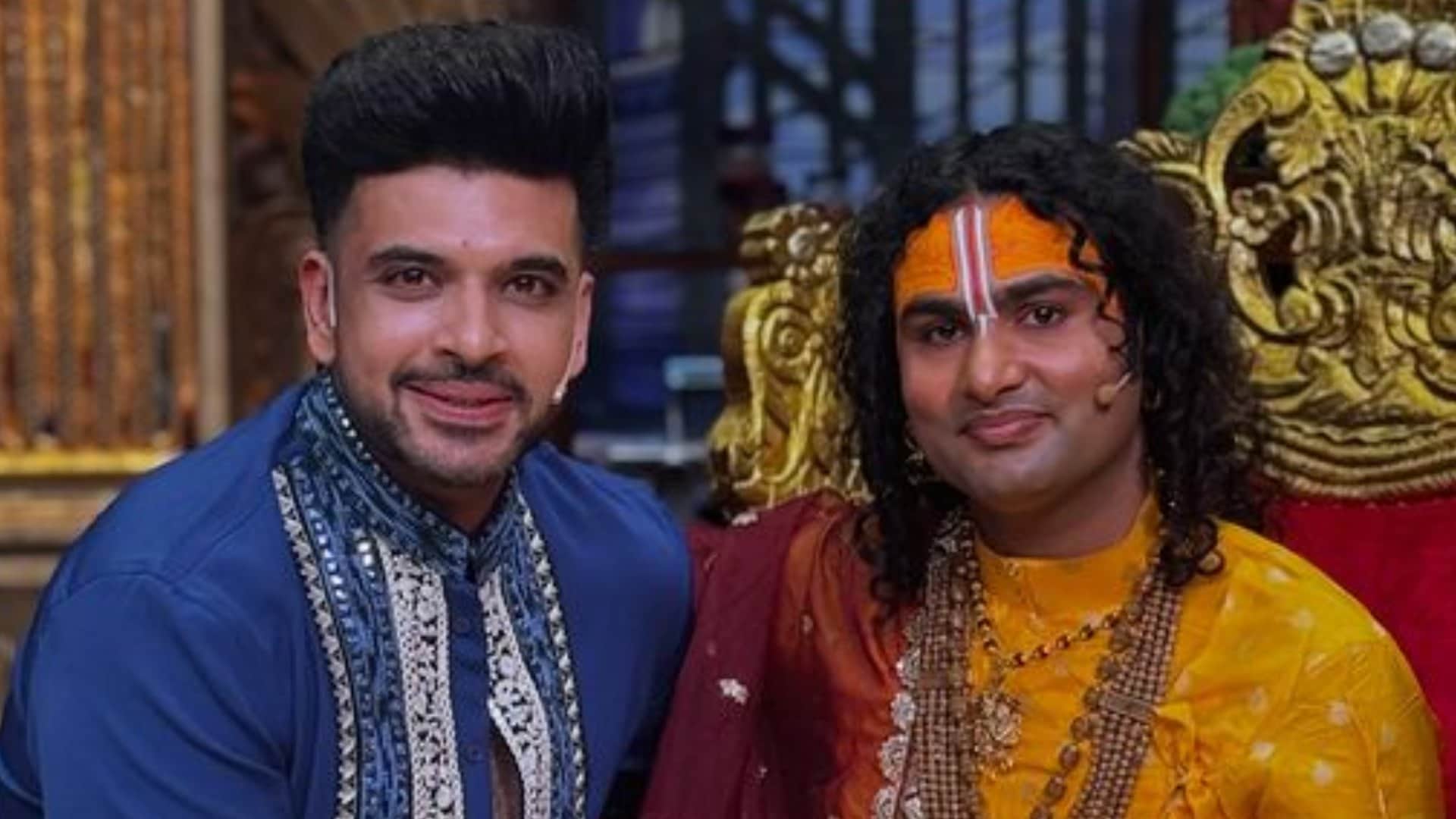 Laughter Chef famous spiritual guru Aniruddhacharya visited the set Karan Kundrra Aly Goni shares experience