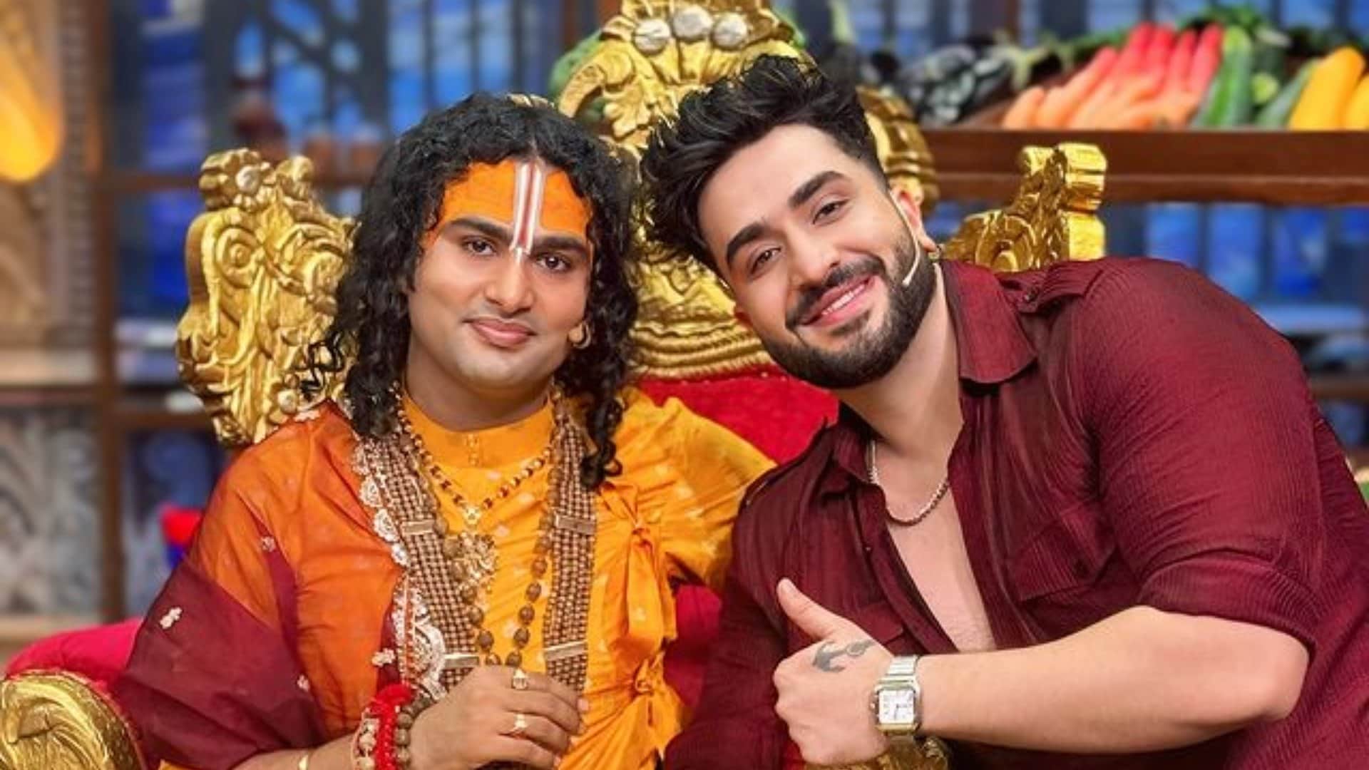 Laughter Chef famous spiritual guru Aniruddhacharya visited the set Karan Kundrra Aly Goni shares experience
