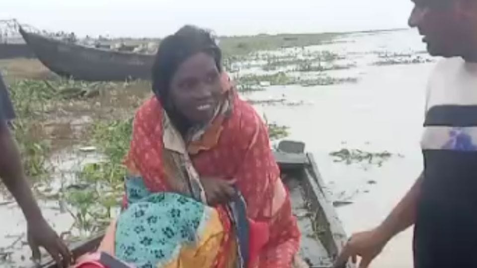 Woman washed away 20 kilometers away in swollen river