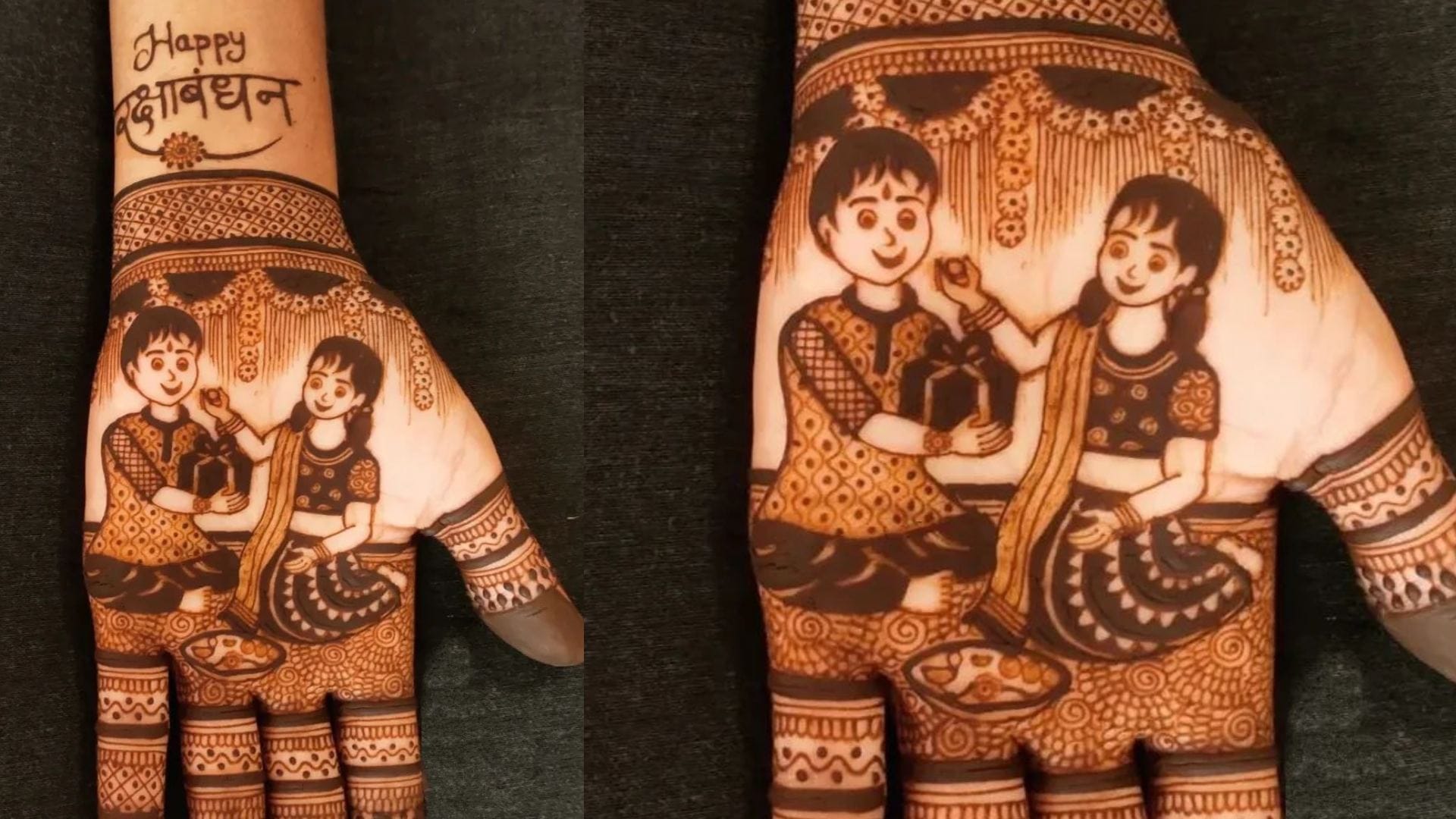 Raksha Bandhan special mehndi design Latest and Trending Raksha Bandhan Mehndi Designs