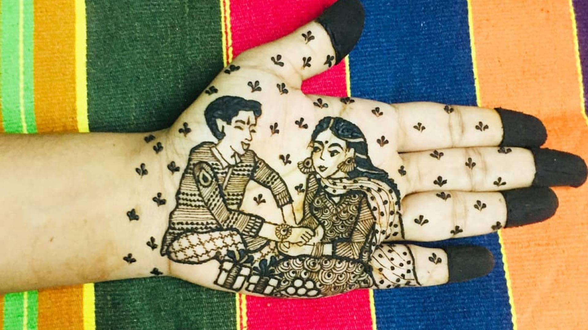 Raksha Bandhan special mehndi design Latest and Trending Raksha Bandhan Mehndi Designs