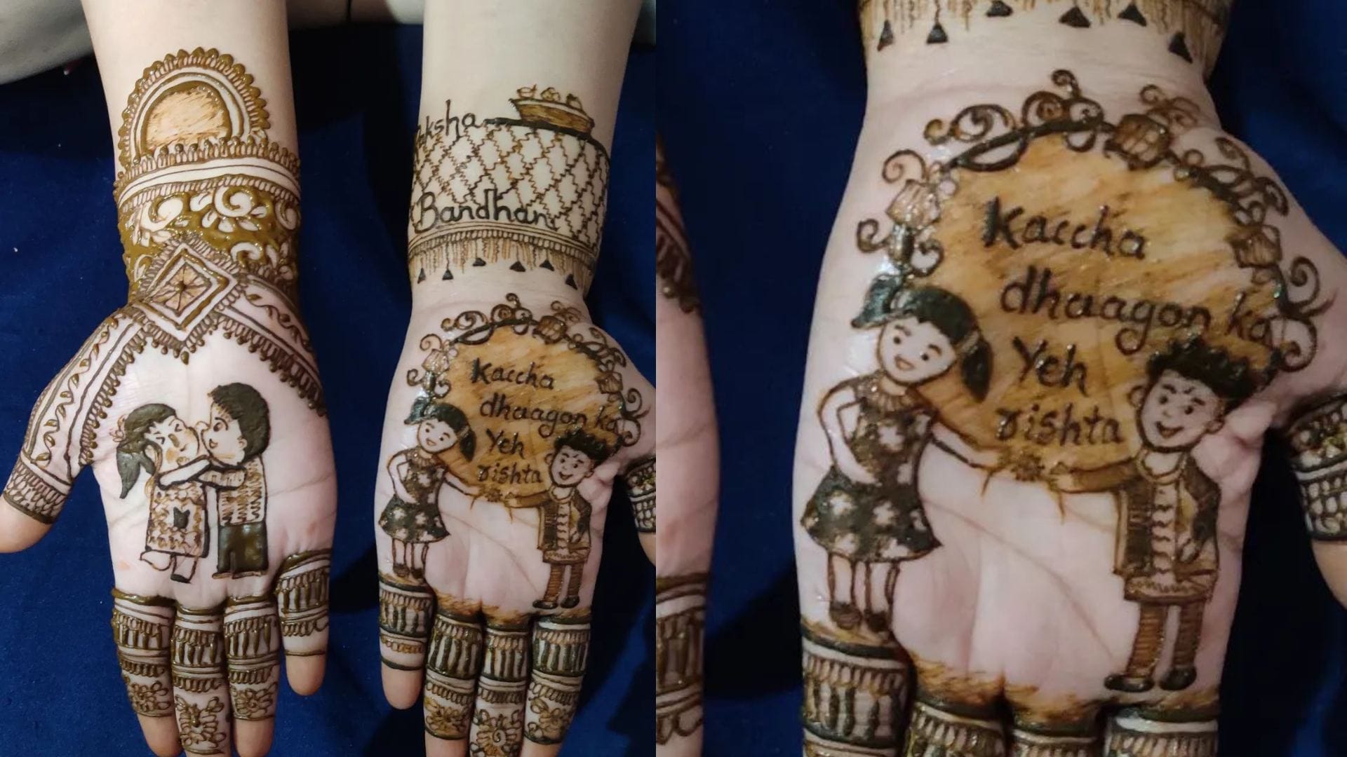 Raksha Bandhan special mehndi design Latest and Trending Raksha Bandhan Mehndi Designs