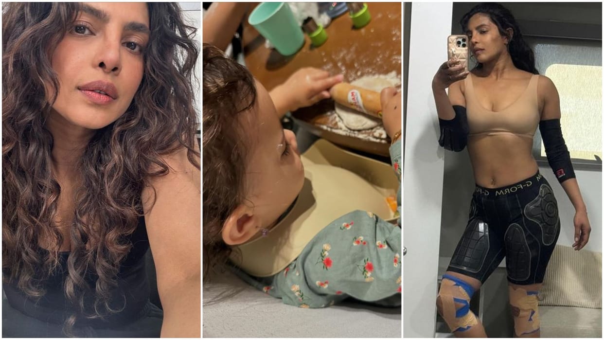 The Bluff Star Priyanka Chopra shares glimpse from shooting also talks about her home duties