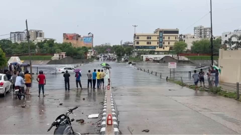 Rajasthan Weather Today: Heavy rain alert in six districts of Rajasthan rain continues in Jaipur overnight