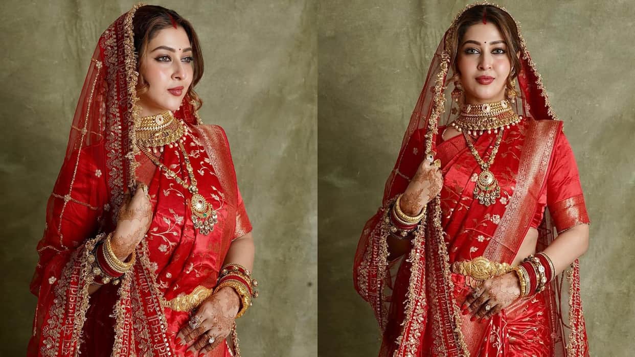 Chaitra Navratri 2025 latest collection of red color saree