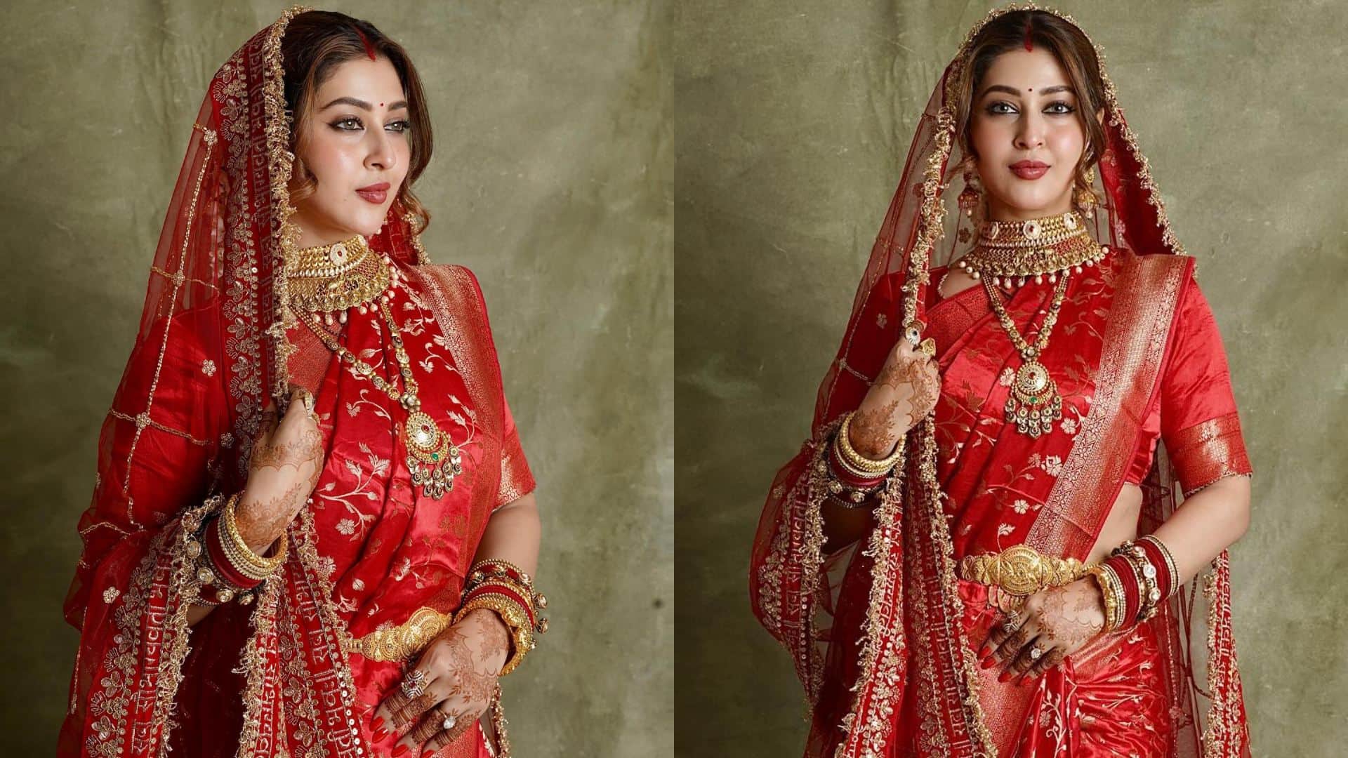 Chaitra Navratri 2025 latest collection of red color saree