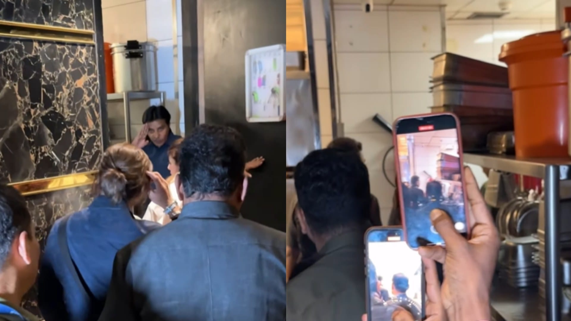 The King actor Shah rukh Khan reached Siddharth Anand birthday party via the kitchen video went viral