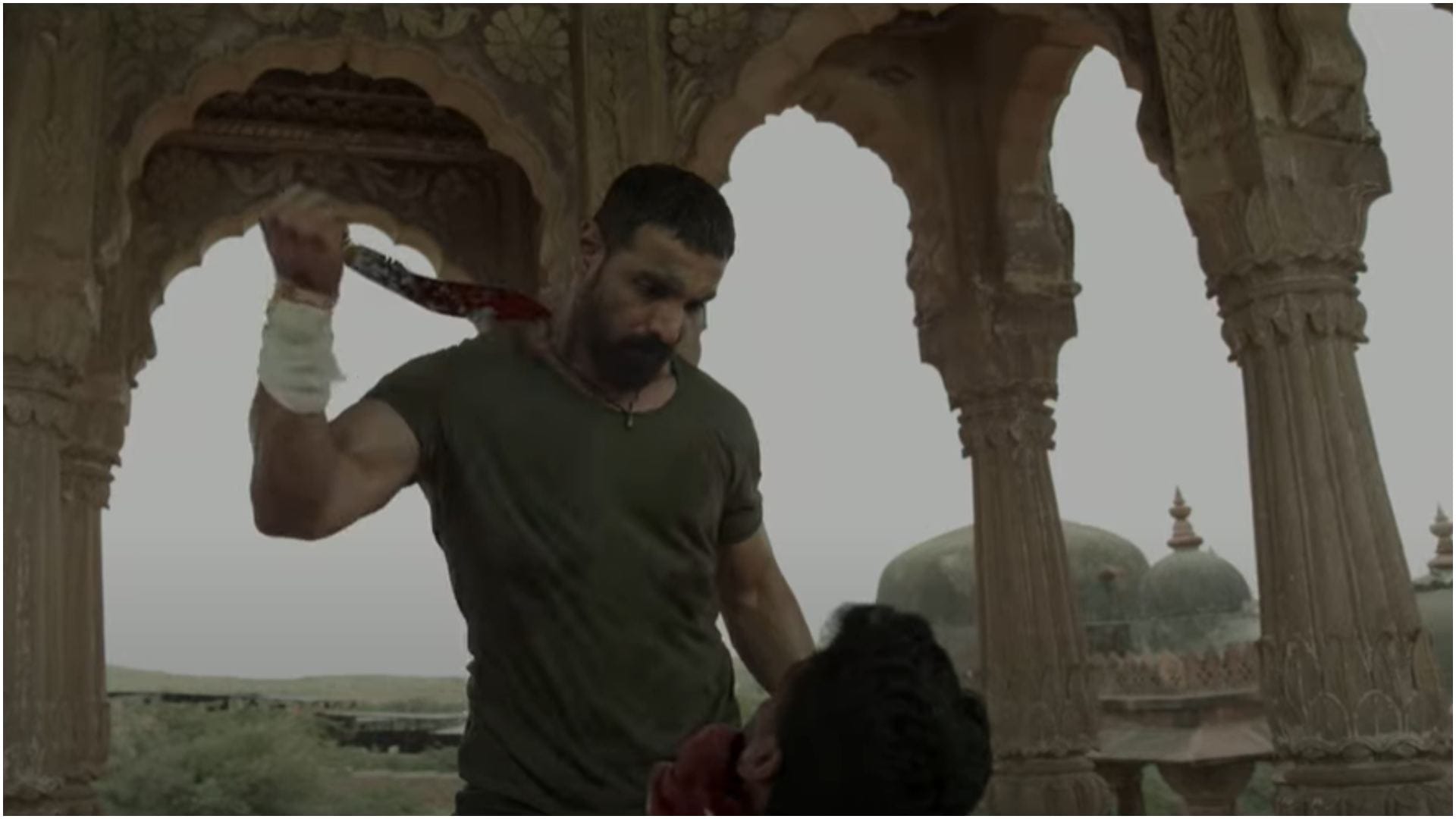 Vedaa Trailer Launch John Abraham lost his temper at reporter ask him can i call you idiot