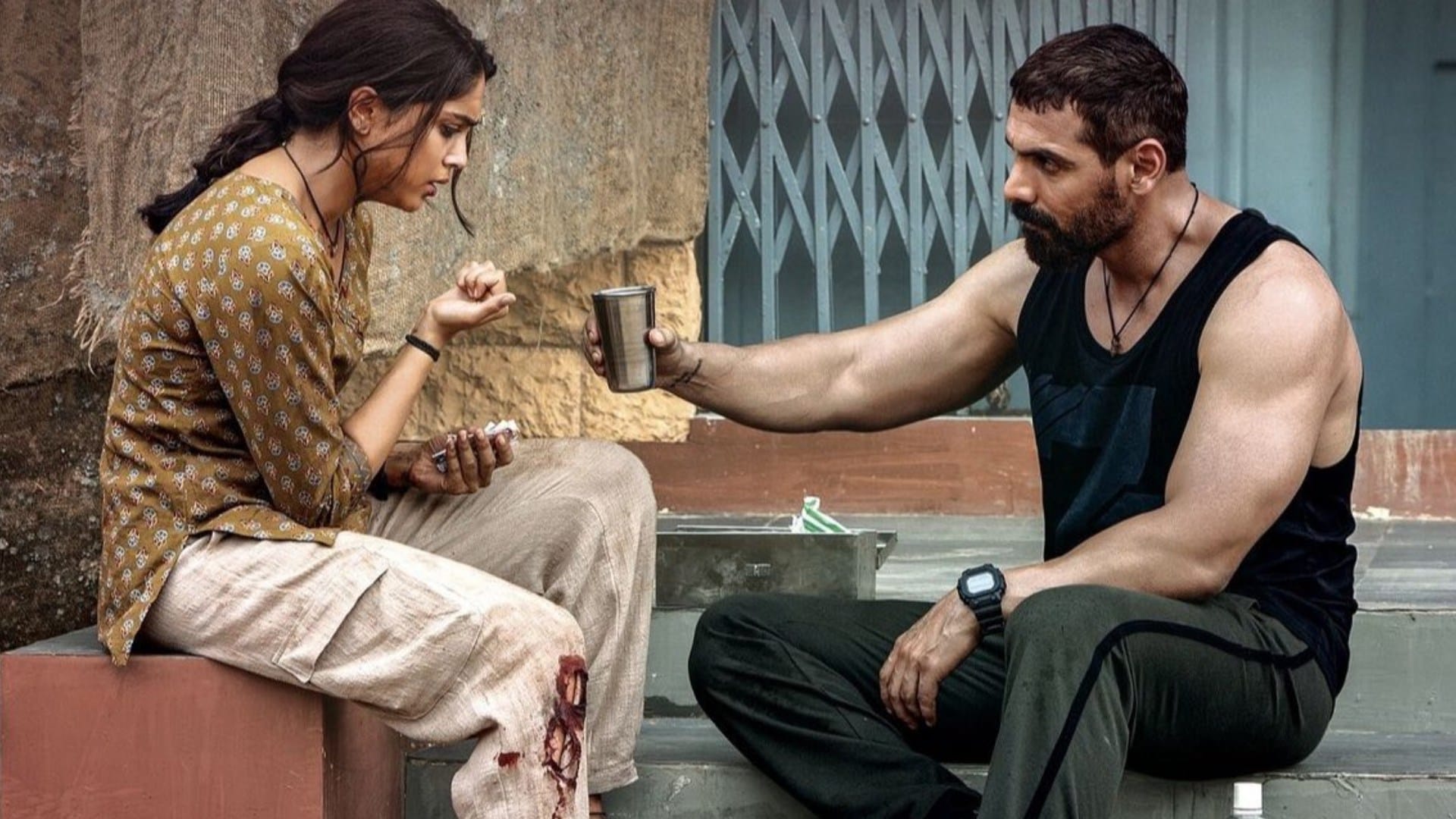 Vedaa Trailer Launch John Abraham lost his temper at reporter ask him can i call you idiot