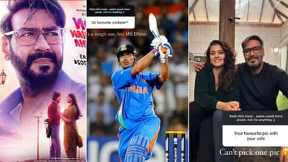 Ajay Devgn during Ask Me Anything session with fans on Instagram for auron mein kahan dum tha its wonderful