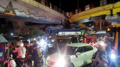 Jam broke the back of traffic police, taking reason, additional policemen were deployed