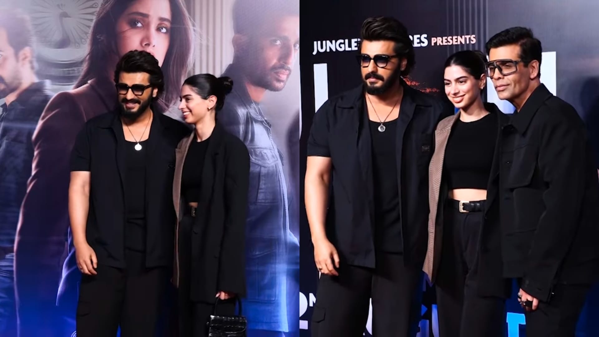 Ulajh movie special screening many stars including Rekha Janhvi Arjun and Shanaya caught everyone's attention