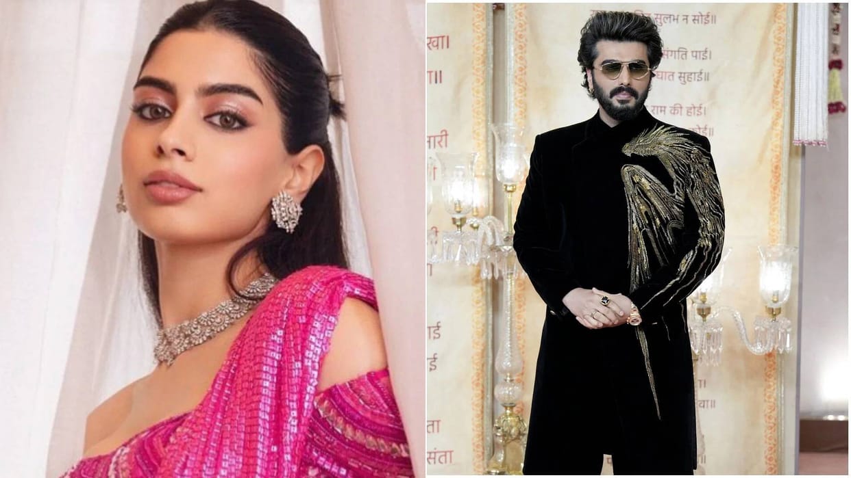 arjun kapoor and khushi kapoor shares mysterious teaser video hints doing project together post goes viral