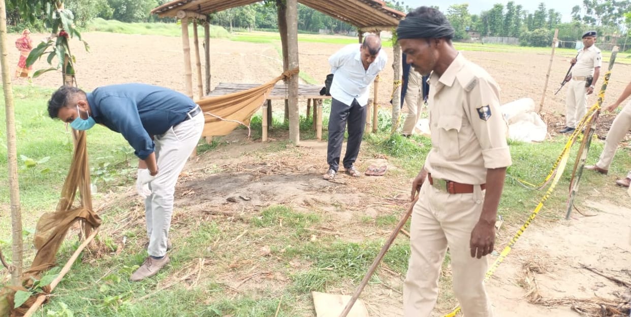 Bihar News: Farmer murdered in Saharsa, due to which criminals shot the husband in front of his wife.