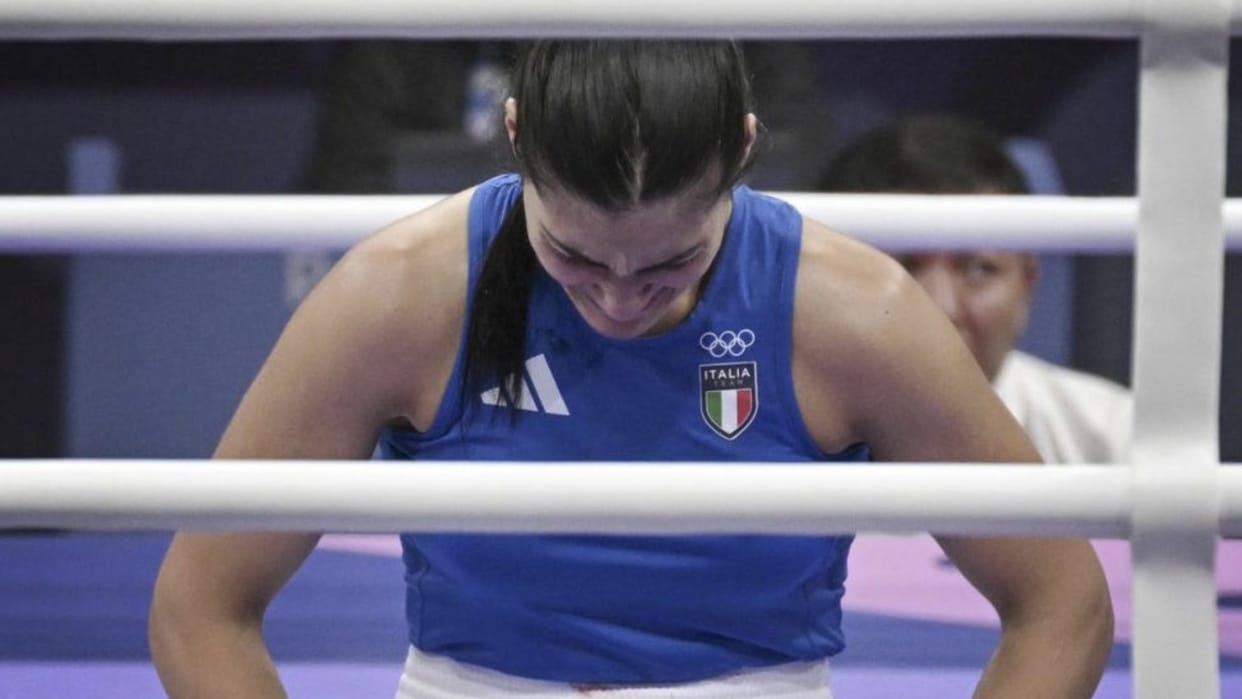Paris Olympics 2024: Angela Carini withdraws after being punched by boxer who was disqualified in gender test