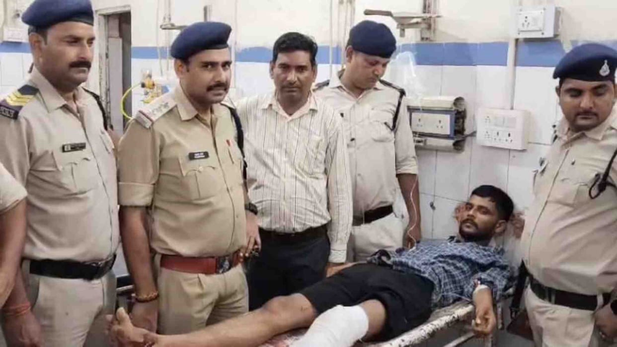 Gwalior News: Notorious criminal Akash Jadon arrested in a short police encounter