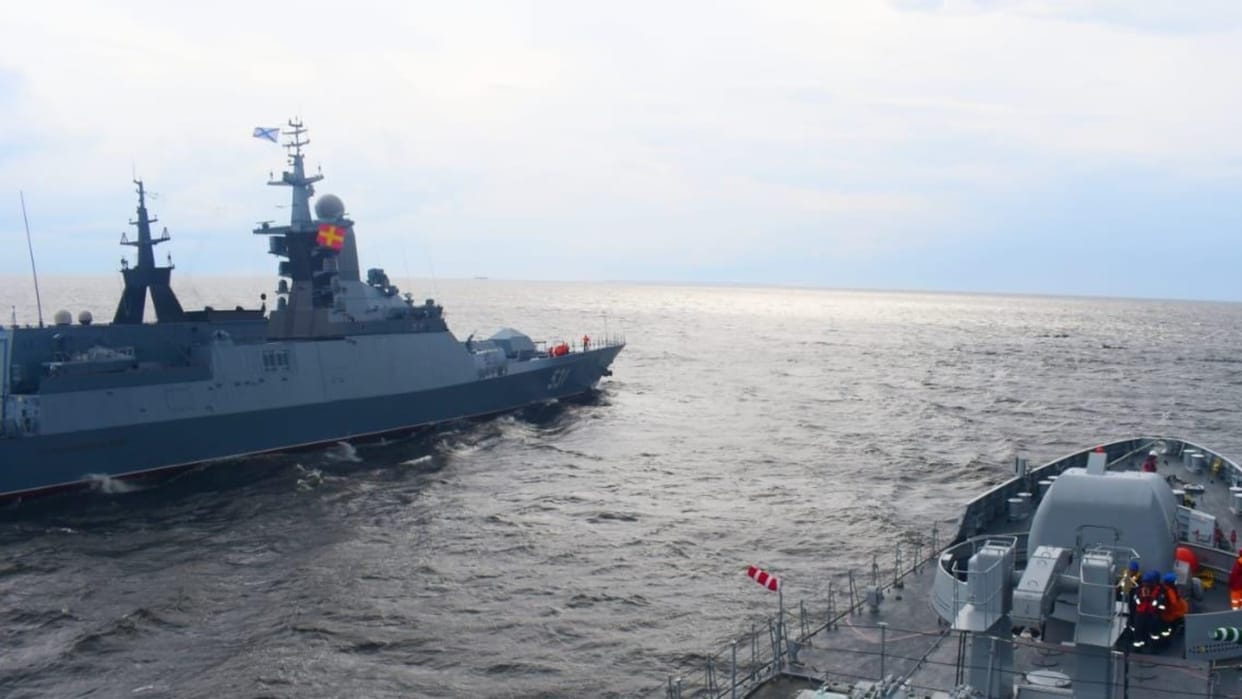 INS Tabar participates in Russia Navy Day Parade Russian vessels show news and updates