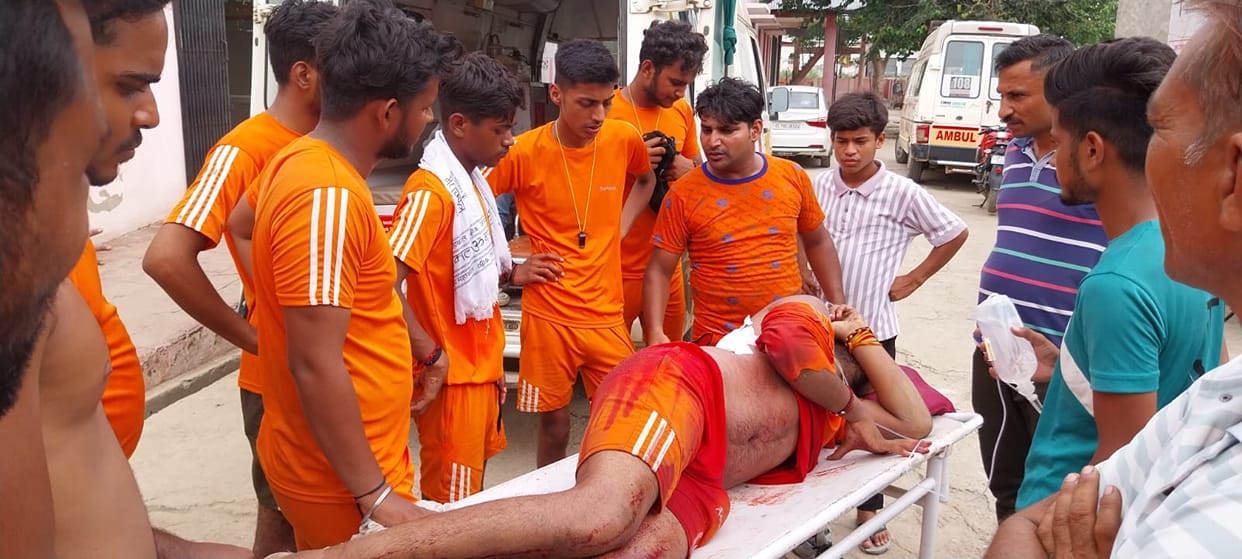 Baghpat: one kanwariya died dispute between two parties over a minor altercation